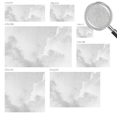 Vintage tapete Zarte Wolken