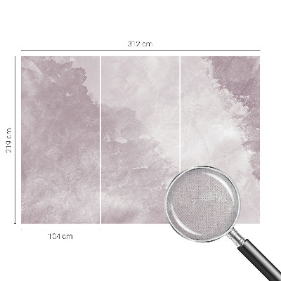 Selbstklebende Fototapete fürs Kinderzimmer Lila Abstraktion