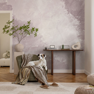 Selbstklebende Fototapete fürs Kinderzimmer Lila Abstraktion