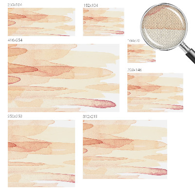 3D-Fototapete fürs Wohnzimmer Pastellstriche