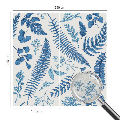 3D-Fototapete fürs Schlafzimmer Botanische Muster