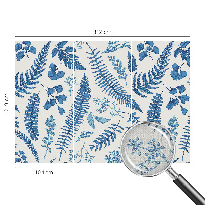 3D-Fototapete fürs Schlafzimmer Botanische Muster
