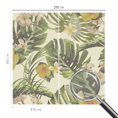 Moderne Fototapete nach Maß Exotische Flora