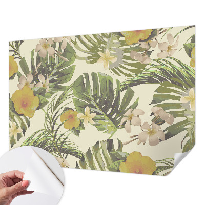 Moderne Fototapete nach Maß Exotische Flora