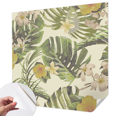 Moderne Fototapete nach Maß Exotische Flora