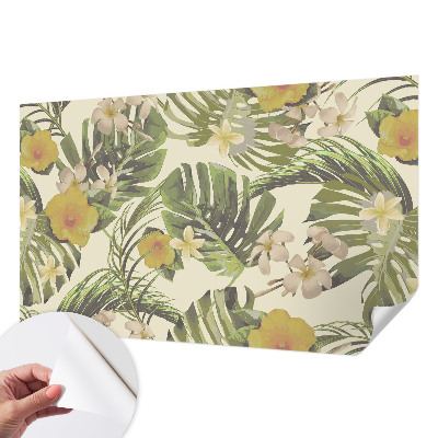 Moderne Fototapete nach Maß Exotische Flora