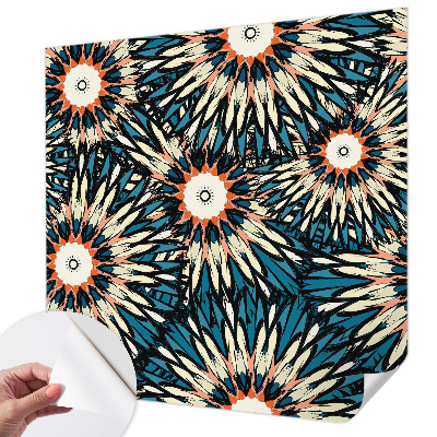 Selbstklebende Fototapete fürs Wohnzimmer Blumenenergie