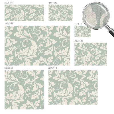 Selbstklebende Fototapete für die Wand Dekorative Blätter