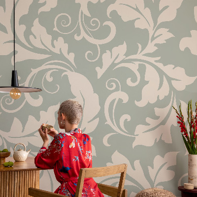 Selbstklebende Fototapete für die Wand Dekorative Blätter