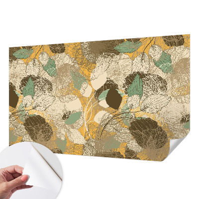 Selbstklebende Fototapete fürs Schlafzimmer Pflanzenschönheit