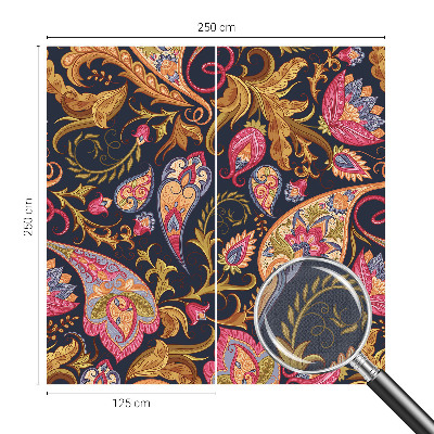 Selbstklebende Fototapete fürs Kinderzimmer Buntes Paisley