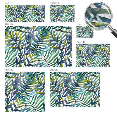 3D-Fototapete Exotische Vegetation