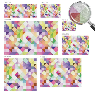 Fototapete nach Maß Bunte Formen