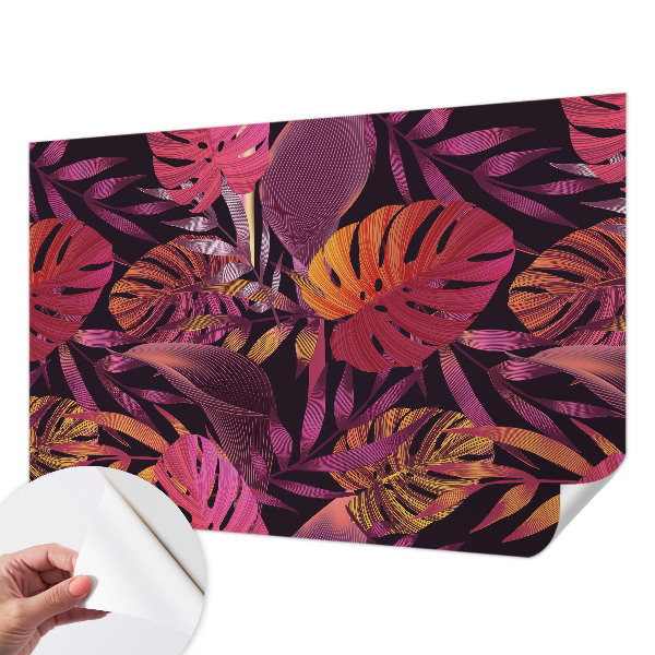 Hochwertige Bildtapete Exotische Blätter