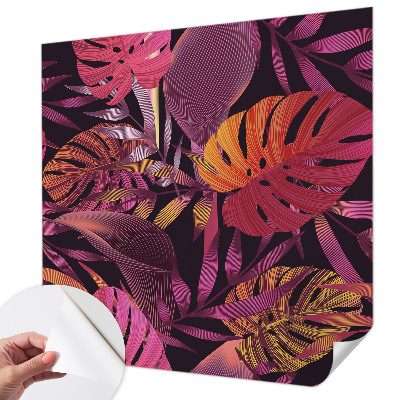 Hochwertige Bildtapete Exotische Blätter