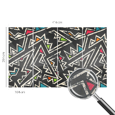 Selbstklebende Fototapete fürs Kinderzimmer Energetische Geometrie