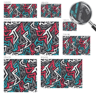 Selbstklebende Fototapete fürs Schlafzimmer Abstraktes Mosaik