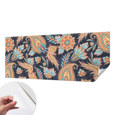 3D-Fototapete fürs Wohnzimmer Blumenmuster