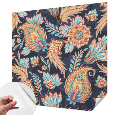 3D-Fototapete fürs Wohnzimmer Blumenmuster