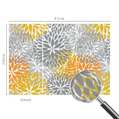 Motivtapete fürs Wohnzimmer Blumenenergie