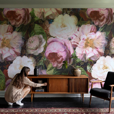 Hochwertige Bildtapete Florale Eleganz