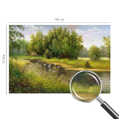 3D-Fototapete Ländliche Landschaft