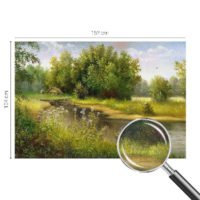 3D-Fototapete Ländliche Landschaft