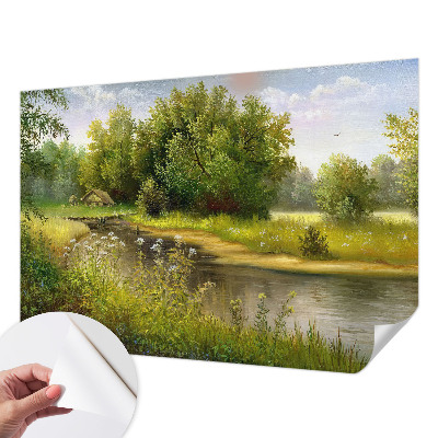 3D-Fototapete Ländliche Landschaft