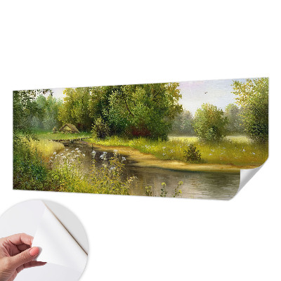 3D-Fototapete Ländliche Landschaft