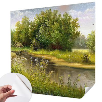 3D-Fototapete Ländliche Landschaft