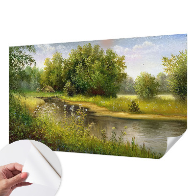 3D-Fototapete Ländliche Landschaft