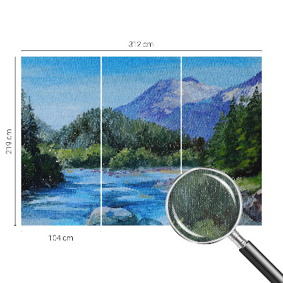 Motivtapete nach Maß Berglandschaft