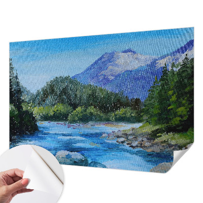 Motivtapete nach Maß Berglandschaft