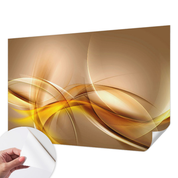 3D-Fototapete fürs Schlafzimmer Sanfte Linien