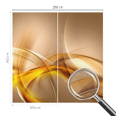 3D-Fototapete fürs Schlafzimmer Sanfte Linien