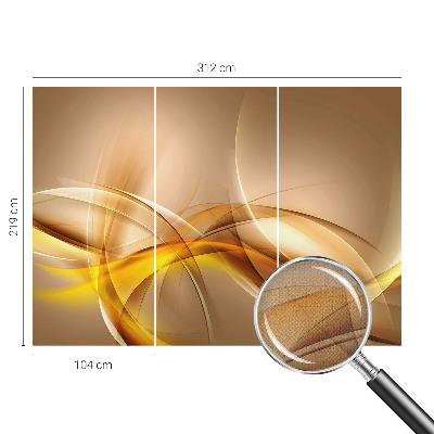 3D-Fototapete fürs Schlafzimmer Sanfte Linien