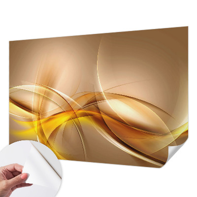 3D-Fototapete fürs Schlafzimmer Sanfte Linien