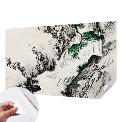 Fototapete in 3D-Optik Wasserfall der Natur