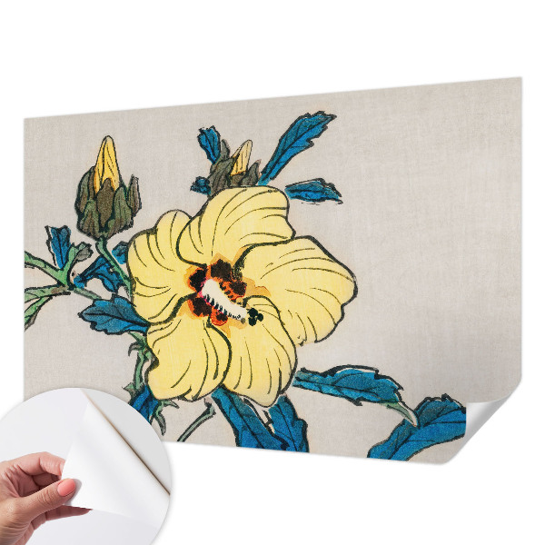 3D-Fototapete fürs Wohnzimmer Gelbe Blume