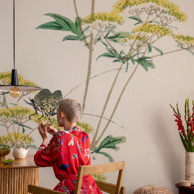 3D-Fototapete fürs Schlafzimmer Blumen Natur