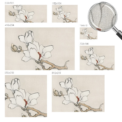 Fototapete nach Maß Zarte Magnolien