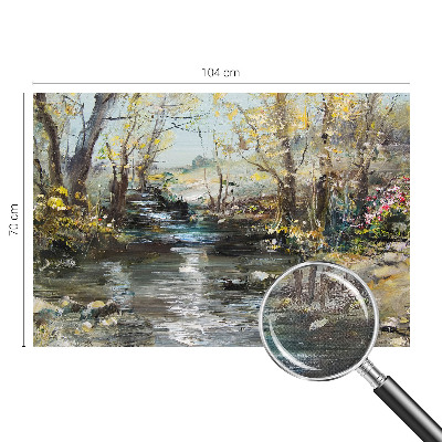 Hochwertige Bildtapete Waldbach