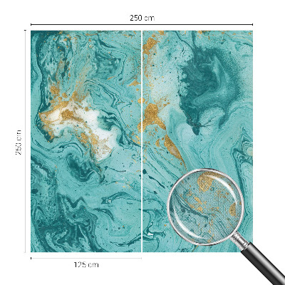 Selbstklebende Fototapete fürs Schlafzimmer Meereswellen