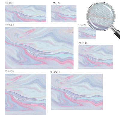 Selbstklebende Fototapete fürs Kinderzimmer Pastellwirbel