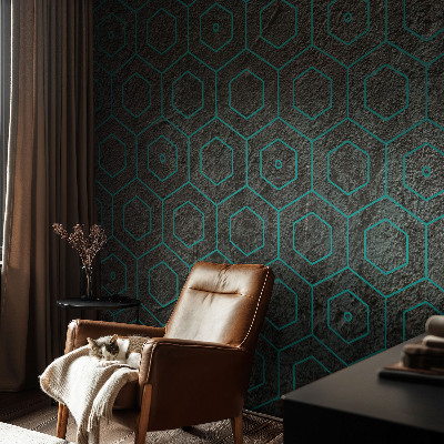 Selbstklebende Fototapete fürs Wohnzimmer Geometrisches Muster