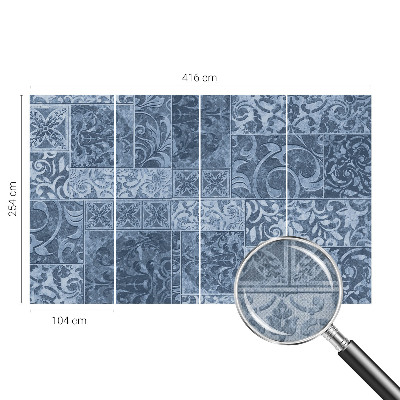 Selbstklebende Fototapete für die Wand Pflanzenornamente