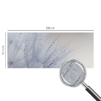 3D-Fototapete fürs Wohnzimmer Taubedeckter Löwenzahn