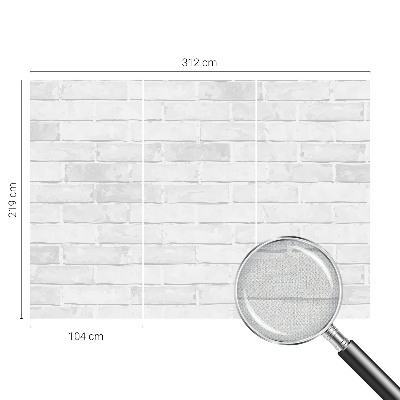 Moderne Fototapete nach Maß Ziegelmauer