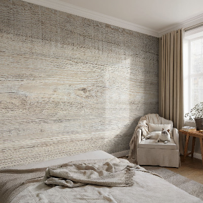 Motivtapete fürs Wohnzimmer Holzringe