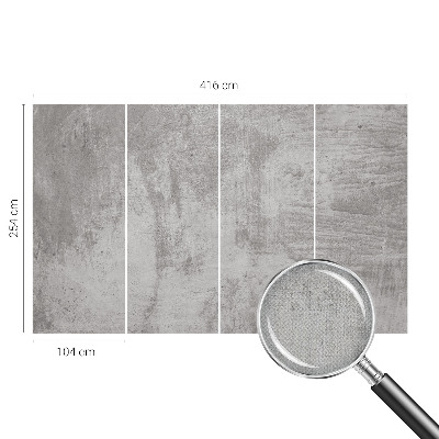 Selbstklebende Fototapete fürs Schlafzimmer Rohbeton